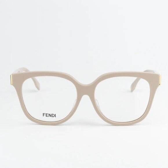 NEW FENDI EYEWEAR, IVORY WOMEN EYEGLASSES FENDI - Picture 2 of 5